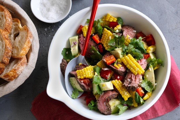 Jamaican Jerk Beef Fillet And Corn Salad Recipe Drink