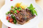 American Veal With Warm Broad Bean Salad Recipe Dinner