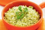 American Watercress And Chive Couscous Recipe Appetizer