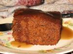 American Gingerbread Cake With Brown Sugar Sauce Dessert
