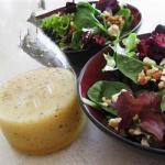 Italian Salad Beet Spinach and Walnuts Italian Appetizer