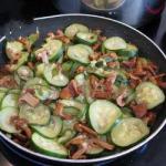 American Zucchini with Chanterelles Appetizer