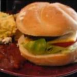 American Memorial Day Onion Burgers BBQ Grill