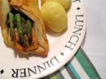 American Salmon and Asparagus almost En Croute Dinner