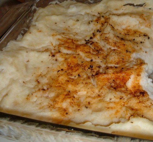 American Thanksgiving Rush Mashed Potato Casserole Appetizer