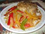 American Pork Chops and Peppers Dinner