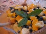 American Mango Banana and Blueberry Salad Appetizer
