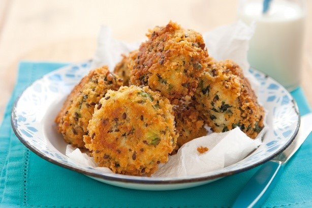 American Baked Tuna and Spinach Patties Recipe Appetizer