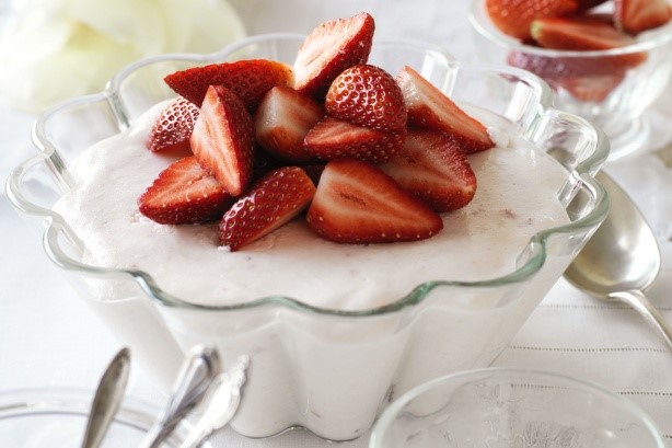 American Lowfat Strawberry Mousse Recipe Dessert