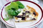 American Red Onion and Goats Cheese Tart Recipe Appetizer