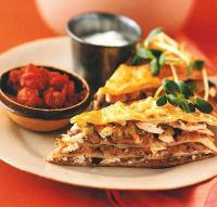 Mexican Chicken Quesadilla Stack Appetizer