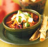 American Meatless Chili Pots Con Queso Dinner