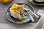 American Pavlovas With Chocolate Mangoes And Lime Syrup Recipe Dessert