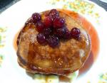 Canadian Gingerbread Pancakes With Cranberrymaple Syrup Breakfast