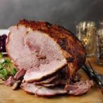 American Gammon type of Ham with Sticky Marmalade BBQ Grill