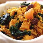 American Basmati Rice with Cabbage and Pumpkin Dinner