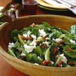 American Cos Lettuce with Tomato Dressing Appetizer