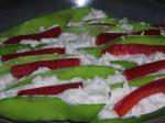 American Crab Stuffed Snow Peas Appetizer