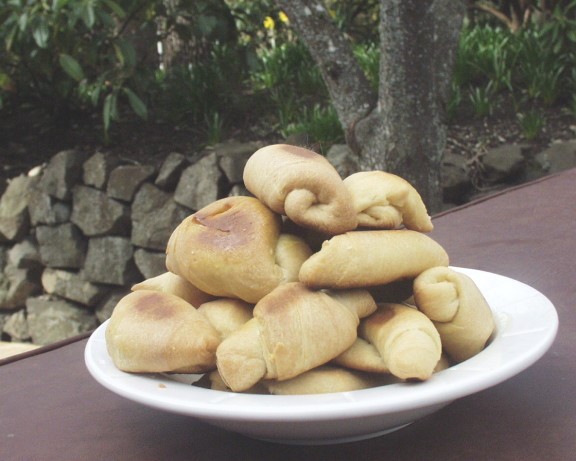 American Butterhorn Bread Machine Rolls Dinner