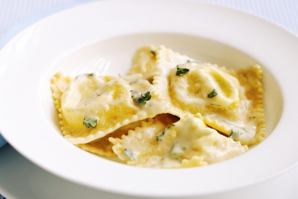 American Roast Pumpkin And Herb Ricotta Ravioli Recipe Dinner