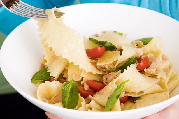 American Tuna Tomato And Basil Pappardelle Recipe Appetizer