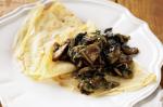 Australian Crepes With Mixed Mushroom Recipe Appetizer