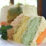 Australian Rainbow Citrus Cake Recipe Dessert
