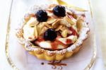 American Mascarpone and Cherry Tarts Recipe Dessert