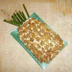 Russian Russian Low Jessa Tray in the Form of a Pineapple Dinner