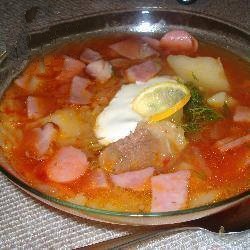 Russian Russian Soup of Leftovers Appetizer