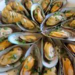 Australian Czosnkowe Mussels in White Wine Appetizer