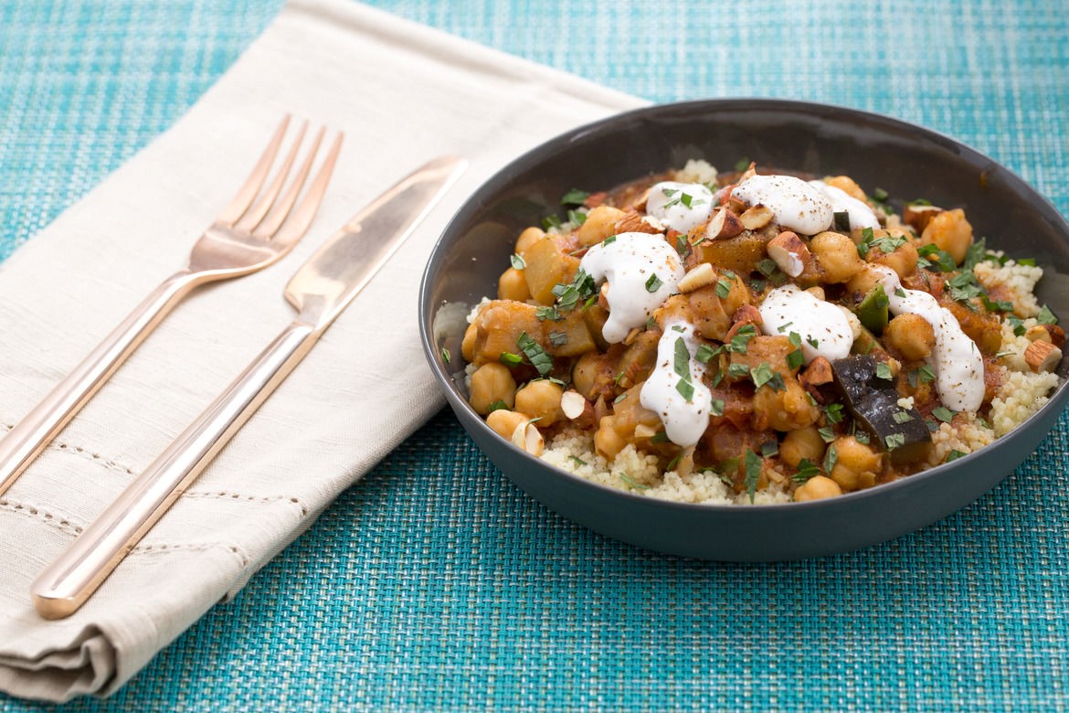 American North African Eggplant Tagine Appetizer