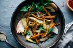 American Fennelroasted Carrot and Eschalot Salad with Shaved Apples Appetizer