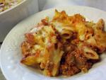 American Simple Baked Mostaccioli Dinner