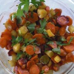 Australian Black Carrotroot Vegetables Appetizer