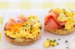 Australian Smoked Salmon With Microwave Scrambled Eggs Recipe Appetizer