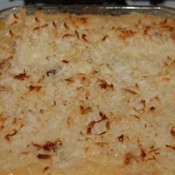 American Coconut Kugel Recipe Dessert