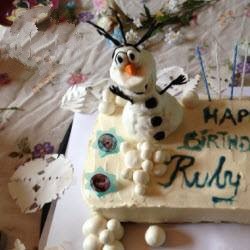 American Cake Olaf the Snow Queen Dessert