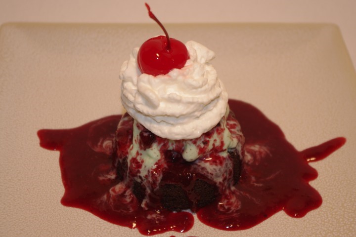 American Dark Cherry Sauce Dessert