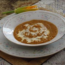 Mexican Sopa Mexicana De Flor De Calabaza pumpkin Flower Soup Soup