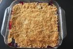 American Raspberry Crisp Dessert