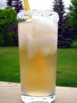 American Sparkling Honey Lemonade in Citrussalt Rimmed Glasses Dessert