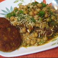 Indian Potato Patties Dinner