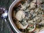 American Spinach and Potatoes Au Gratin Appetizer