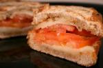 American Grilled Provolone Tomato and Oregano Sandwich Dinner