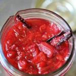 American Applesauce to Rhubarb Cherries and Raspberries Dessert