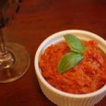 to Dip Red Peppers and Nuts recipe