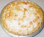 American Coconut Cream Pie With Meringue Topping Dessert