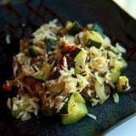 Courgettes Ham with Rice recipe