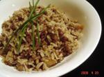 American Onion Lentils and Rice Dinner